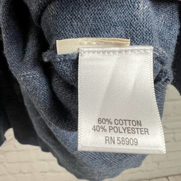 ROWM Mens Dillards Crew Neck Sweater Heather Blue Grey XXL NWT - Picture 8 of 10